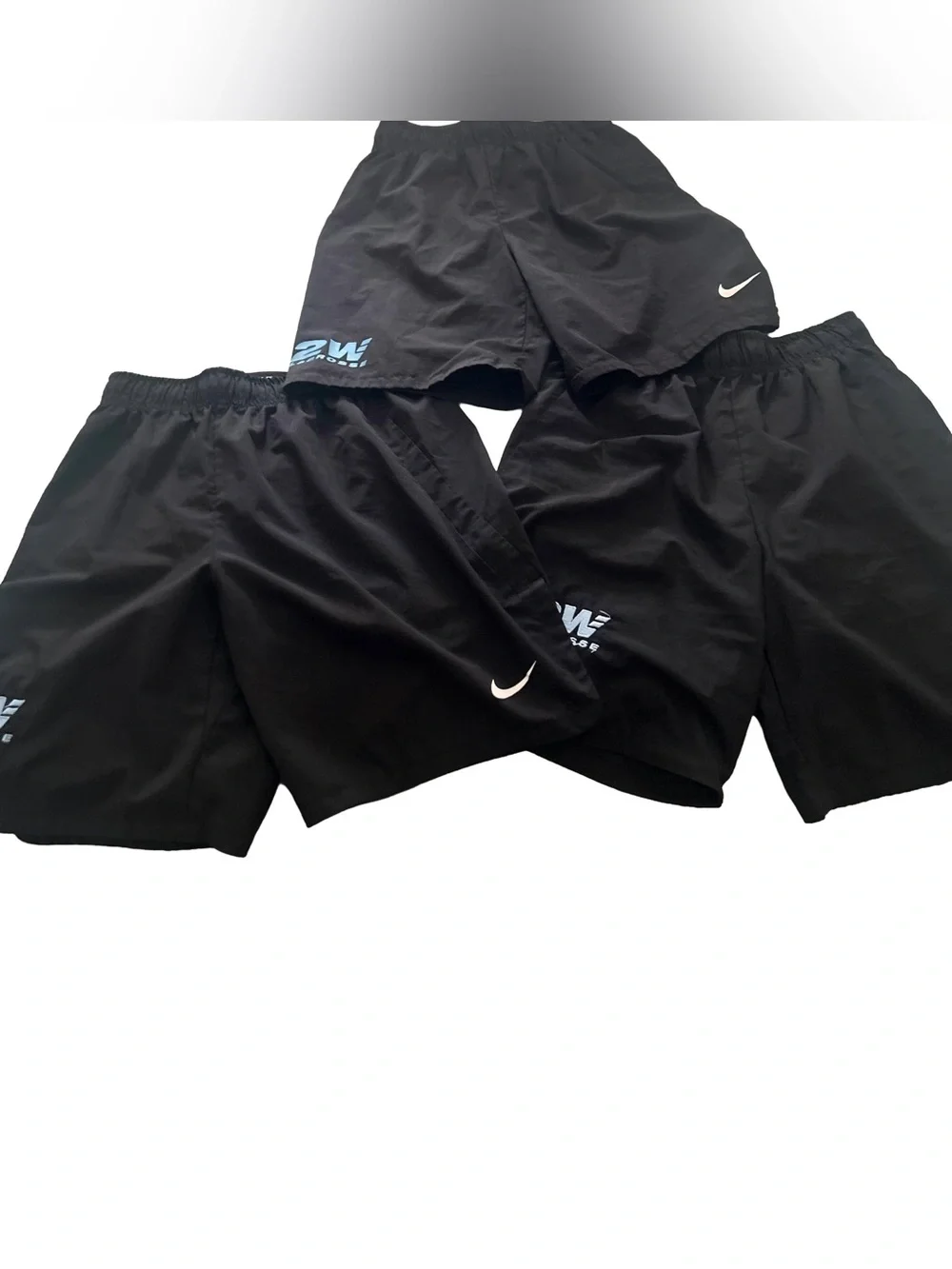 Nike Boys Athletic Shorts Size L Black Dri-FI (lot of 3)